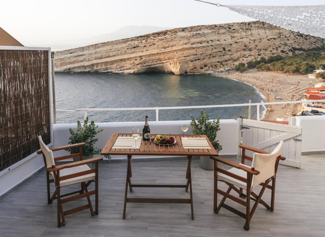 Nostos Cave Seaview Apartment Matala Exteriör bild